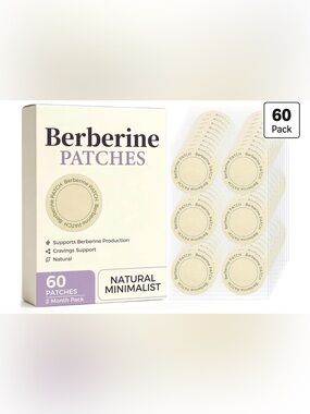 Berberine Patches Natural Minimalist - 60 Pack